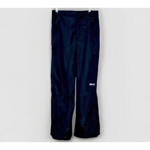 Gore-Tex Brand Medium Pant Side Zip Tear Away Shell Cover Pants Black Waterproof
